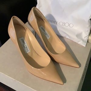Jimmy Choo Nude Pumps